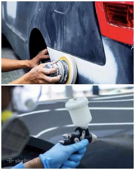 automobilio paruosimas dazymui