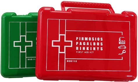 Pirmosios pagalbos rinkinys vaikų žaidimų patalpose