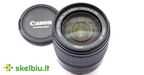 Canon fotoaparato objektyvas su IS funkcija