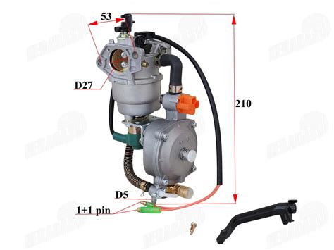 Modelis generatoriaus su Honda GX160 varikliu