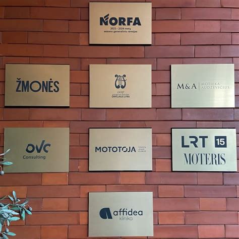 Pavyzdžiai personalizuotų numerių rėmelių su logotipais