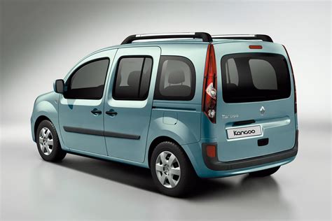 Renault Kangoo techninių duomenų lentelė