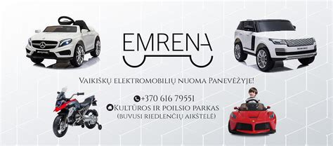 Koliažas su populiariais vaikiškų elektromobilių modeliais