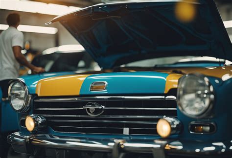 Volvo automobilio dažymo procesas
