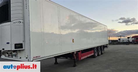 Schmitz puspriekabė su Carrier Vector 1550 agregatu