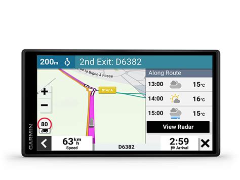 Garmin dēzl navigacijos prietaiso vaizdas