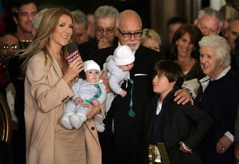 Celine Dion su vaikais Rene-Charlesu, Nelsonu ir Eddy