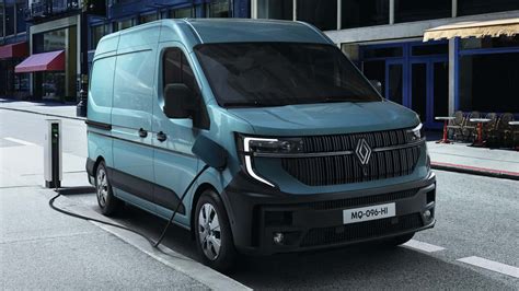 Renault Master E-TECH elektrinio mikroautobuso schema