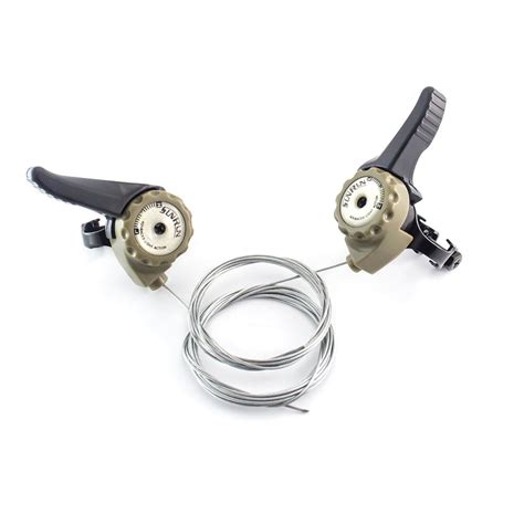 Dviračio pavarų perjungimo rankenėlės su stabdžiais