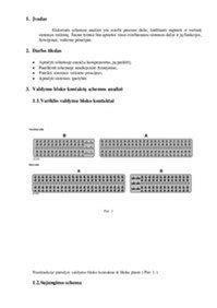 Variklio valdymo bloko schema