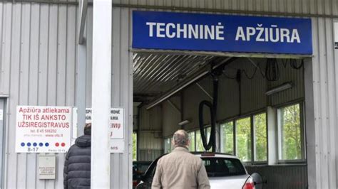 Techninės apžiūros centro darbo aplinka
