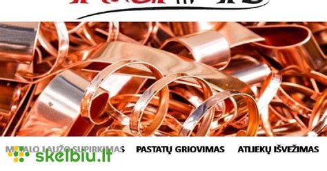 Schematinis vaizdas metalo laužo rūšių ir jų vertės palyginimo