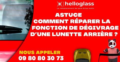Schéma de fonctionnement du dégivrage de lunette arrière