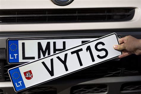 Lietuvos valstybinis numerio ženklas automobiliui