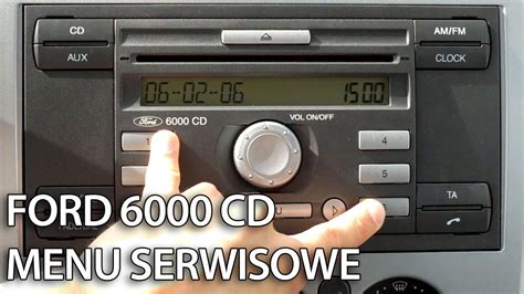 Ford 6000 CD magnetolos priekinis skydelis