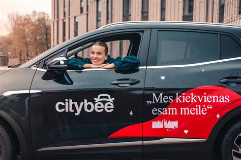 CityBee automobilio parko nuotrauka