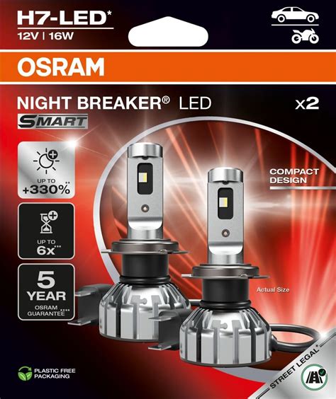 OSRAM NIGHT BREAKER LED montavimas