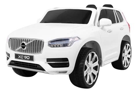 vaikiškas elektrinis visureigis Volvo XC90 baltas