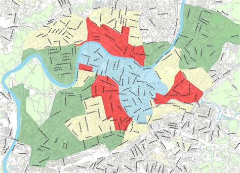 Vilniaus miesto parkavimo zonų žemėlapis