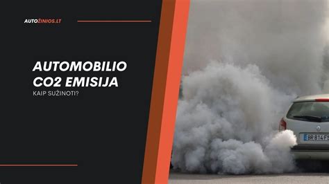 Schema kaip sužinoti CO2 emisiją