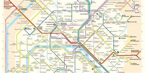 Paryžiaus metro žemėlapis