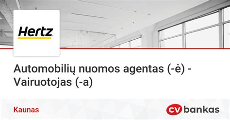 Sąrašas automobilių nuomos paslaugų