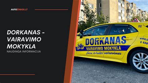 Schematinis pavaizdavimas vairavimo mokymo proceso