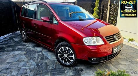 Infografika su pagrindiniais Volkswagen Touran 1.9 TDI 77kw 2006 m. techniniais duomenimis