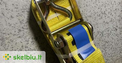 Krovinių tvirtinimo schemos