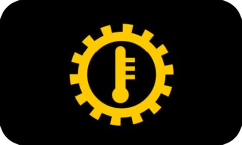 simbolis automatinės pavarų dėžės skysčio temperatūros įspėjamasis