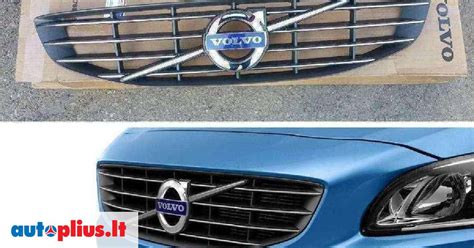 Nuotrauka su įvairiomis Volvo S60 atsarginėmis dalimis