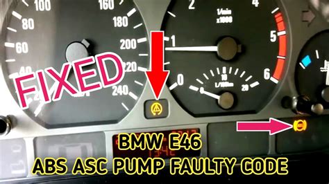 BMW E46 ABS daviklio vieta