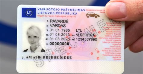 Vairuotojo pažymėjimo pristatymo būdai