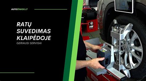 Automobilio ratų suvedimo patikrinimas
