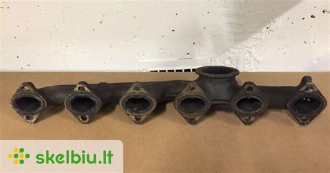 Schematinis BMW 530d E60 išmetimo sistemos vaizdas su katalizatoriumi ir DPF