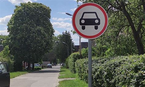 Miškas su įvažiavimo draudžiamaisiais ženklais