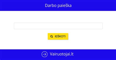 Darbo skelbimų paieška vairuotojams