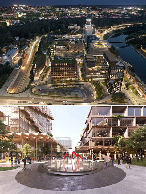 Architektūrinė vizualizacija „Spartos“ gamyklos teritorijos konversijos