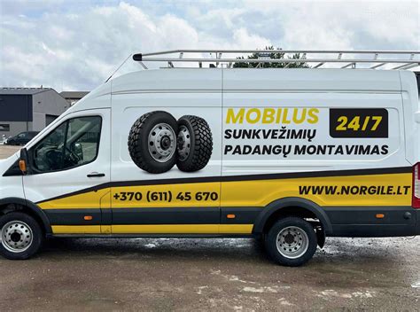 Mobilus padangų servisas sunkvežimiams