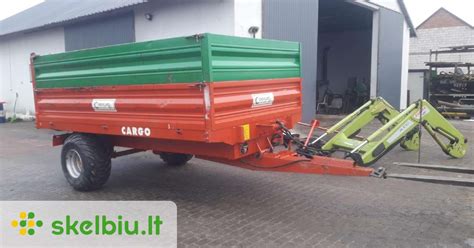 Įvairių tipų žemės ūkio priekabos