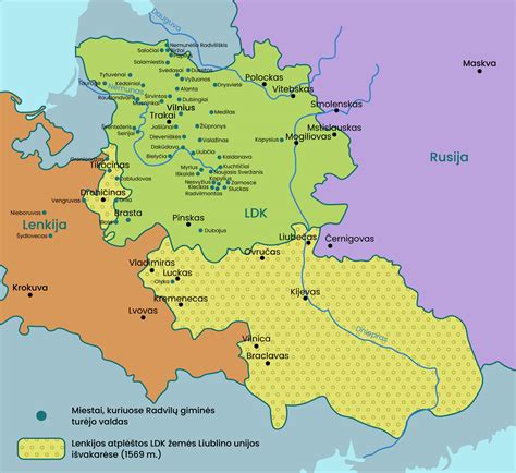 LDK kunigaikščių žemėlapis