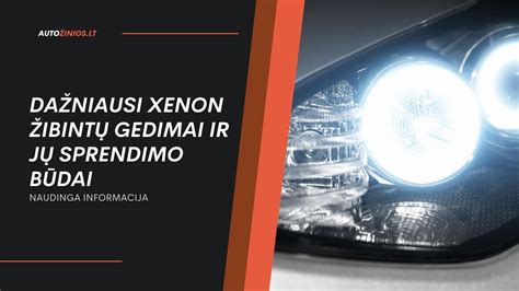 Xenon žibintų balastas