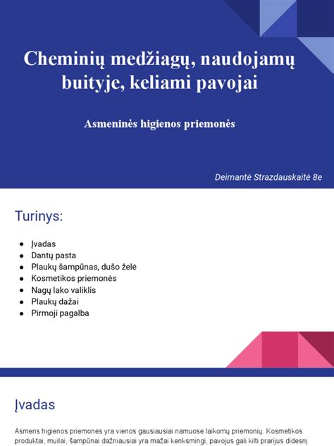 Vairuotojo higienos priemonės
