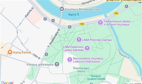 Žemėlapis su Karaliaus Mindaugo prospekto parkavimo zonomis