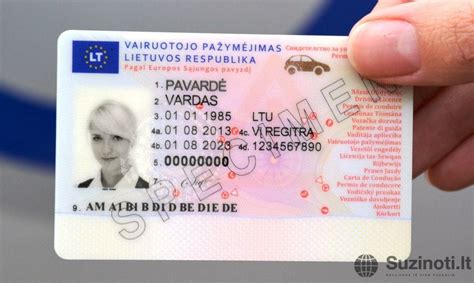 Vairuotojo pažymėjimo legalizavimo procesas Lietuvoje