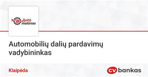 Automobilių dalių pavadinimų žodynas
