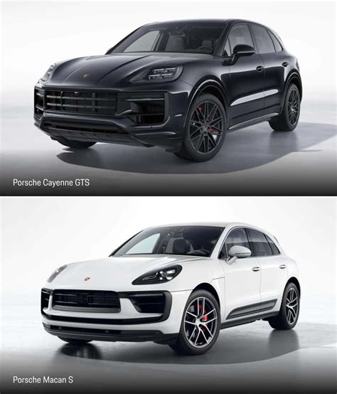 Porsche Macan ir Cayenne palyginimas