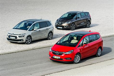 Palyginimas: Opel Zafira, Renault Scenic, Citroen C4 Picasso
