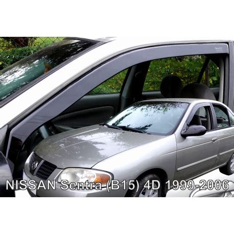 vėjo deflektoriai ant Nissan Almera langų