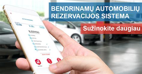 Bendrinamų automobilių rezervacijos sistemos mobilioji aplikacija